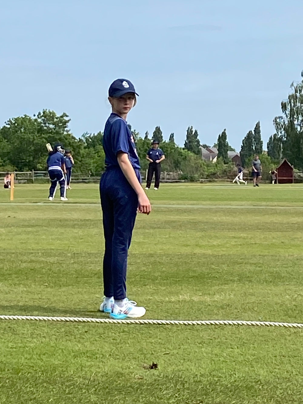 Harriet Dent, a rising star ambassador for Maiden Cricket clothing.