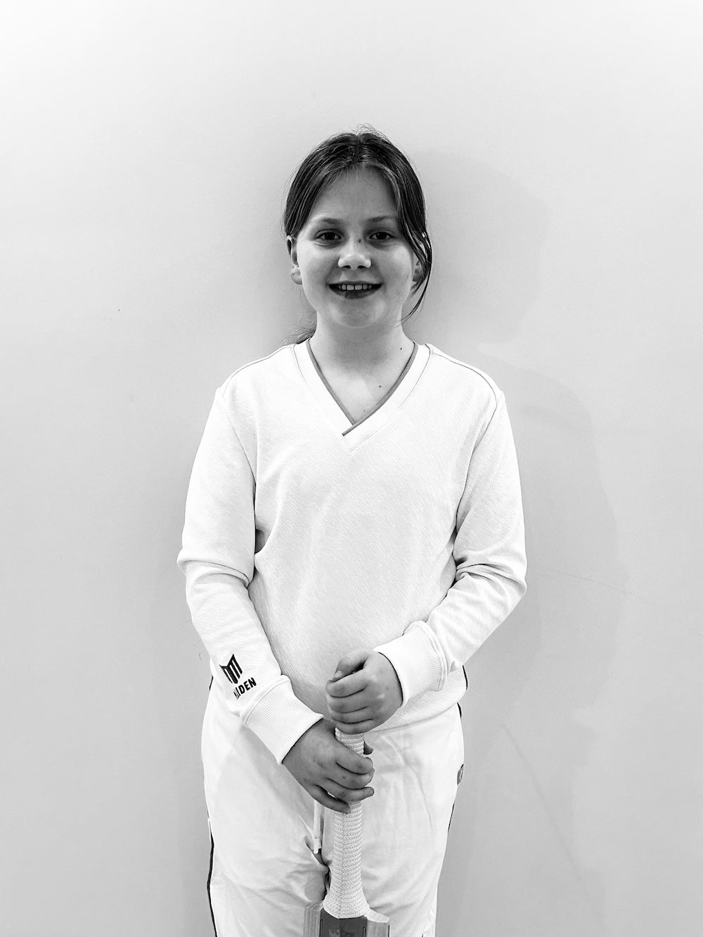 Lily Prior, a rising star ambassador for Maiden Cricket clothing.