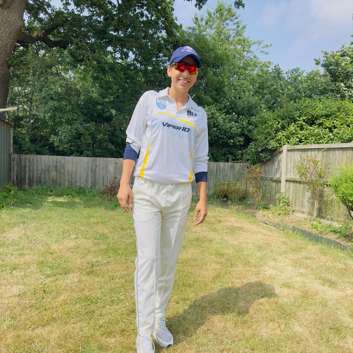 Mamta Kothiyal, a hero ambassador for Maiden Cricket clothing.