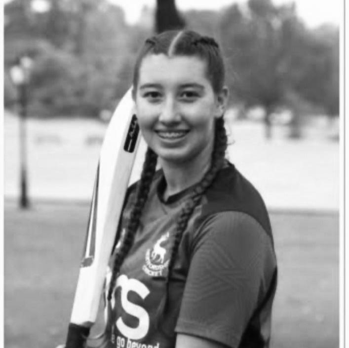Olivia, a young cricket star, making her mark in women’s cricket.