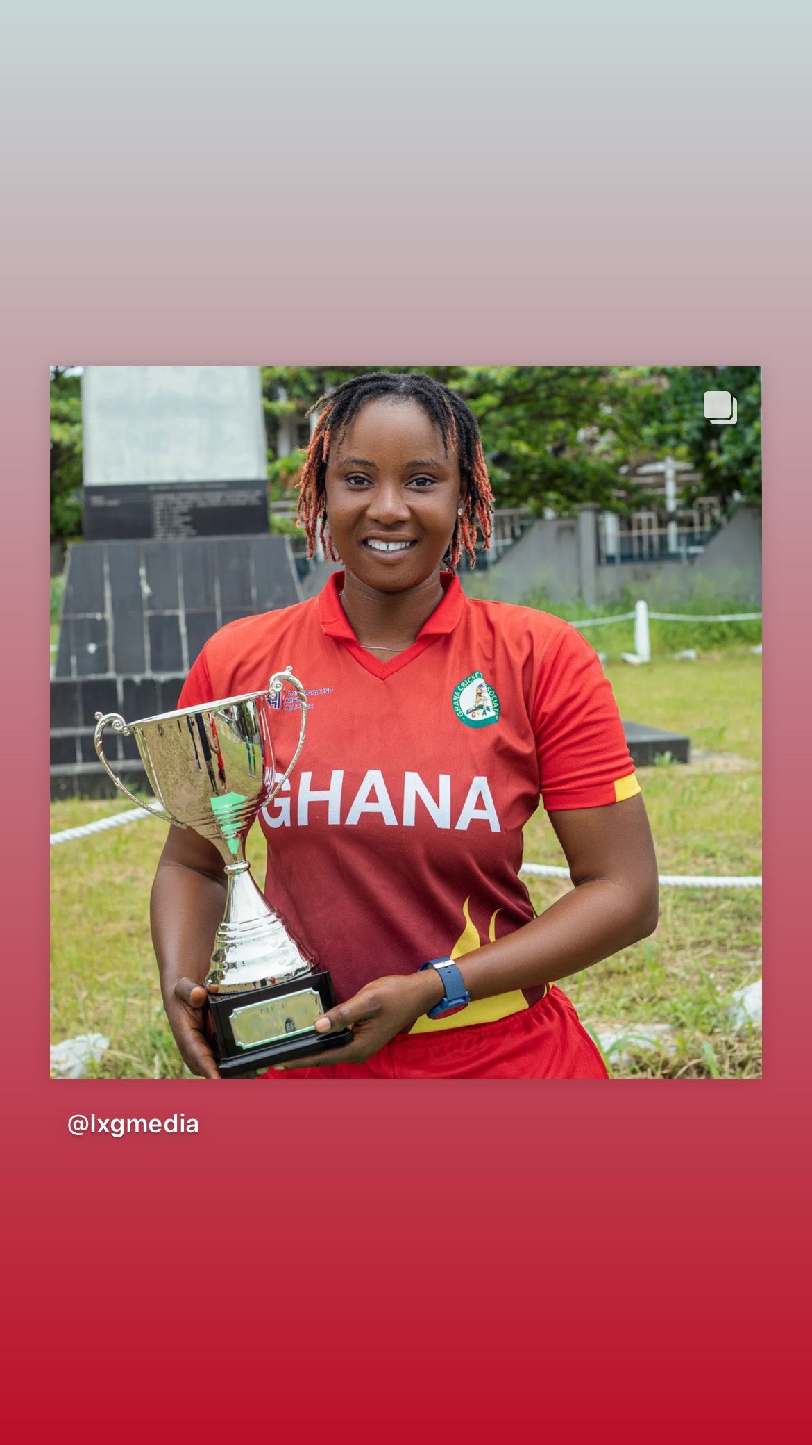 Rhyda Amanfo Ofori, a hero ambassador for Maiden Cricket clothing.