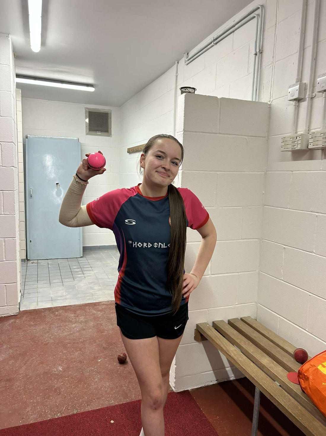 niamh adey, a rising star ambassador for Maiden Cricket clothing.