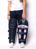 Girl's Cricket Batting Pads - Navy