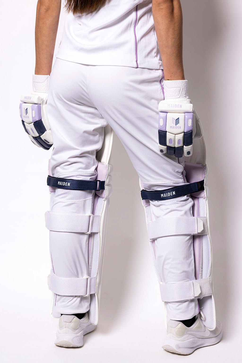 Girl's Cricket Batting Pads - White
