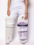 Girl's Cricket Batting Pads - White