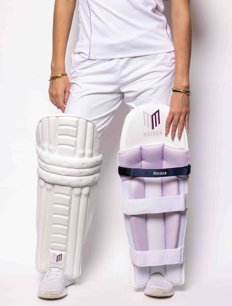 Girl's Cricket Batting Pads - White