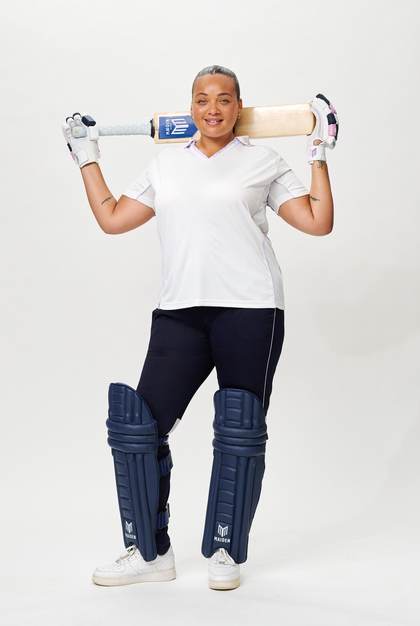 Women's Cricket Batting Pads - Navy