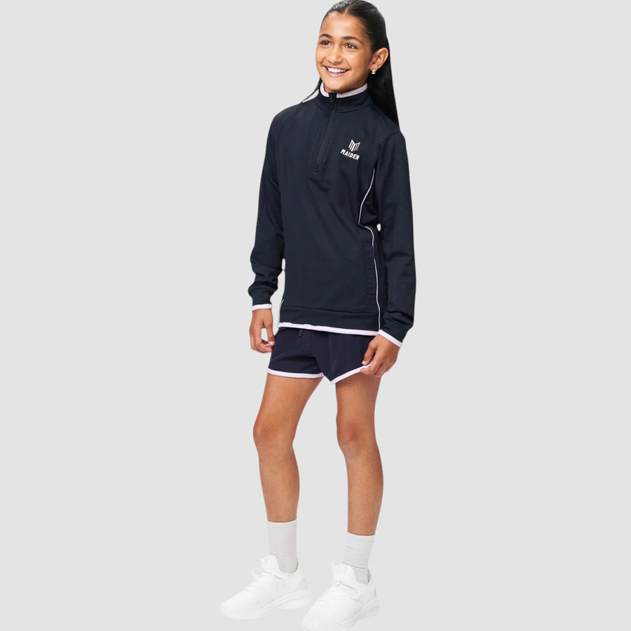 Girls Cricket 1/4 Zip Midlayer (Ages 8-16)