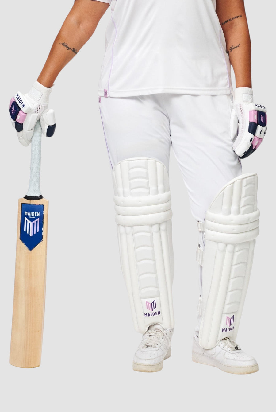 Women's Cricket Batting Pads - White